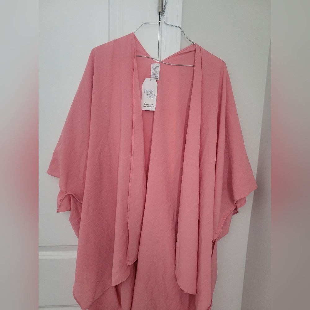 Time and Tru Coverup Cardigan